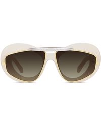 Loewe - Double Frame Lw 40120 I 25f Cat Eye Sunglasses - Lyst