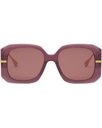 Fendi - Fe 40065 I 81s Butterfly Sunglasses - Lyst