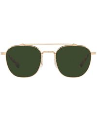 Oliver Peoples Maceo Vintage Square Sunglasses in Brown for Men | Lyst