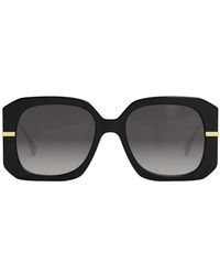 Fendi - Fe 40065 I 01b Butterfly Sunglasses - Lyst