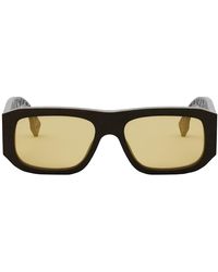 Fendi - Shadow Fe 40106 I 70j Flattop Sunglasses - Lyst