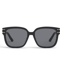 Dior - Grey Square Sunglasses Signature S7f 10a0 58 - Lyst