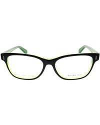 Marc By Marc Jacobs Mmj 611 Rectangle Eyeglasses - Black