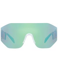 Versace - 0ve2258 1002ma Shield Sunglasses - Lyst