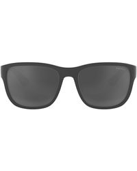 Prada Linea Rossa - 01us Rectangle Sunglasses - Lyst