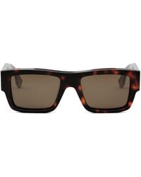 Fendi - Fe 40118 I 54e Flattop Sunglasses - Lyst