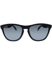 Oakley Frogskin Oo 9428 94281455 Square Polarized Sunglasses - Black