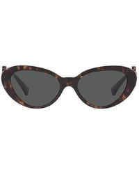 Versace - 0ve4433u 108/87 Cat Eye Sunglasses - Lyst