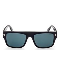 Tom Ford - Dunning M Ft0907 01v Rectangle Sunglasses - Lyst