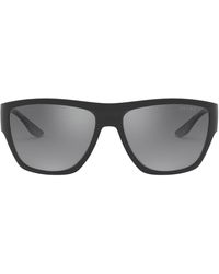Prada Linea Rossa - Ps 08vs Ufk09f Wrap Sunglasses - Lyst