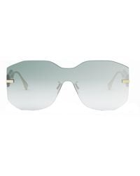 Fendi - Graphy Fe40067u 30p Shield Sunglasses - Lyst