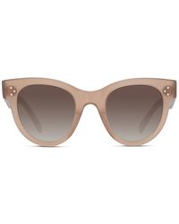 Celine - Bold 3 Dots Cl 4003in 45f Cat Eye Sunglasses - Lyst