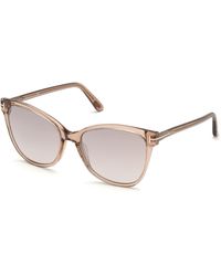 Tom Ford - Ani Ft0844 W 45g Cat Eye Sunglasses - Lyst