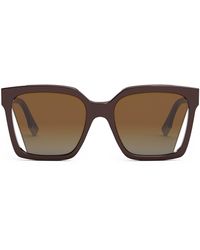 Fendi - Way Fe 40085i 66f Square Sunglasses - Lyst