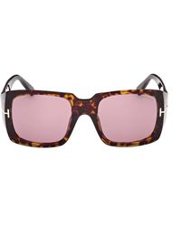 Tom Ford - Ryder-02 W Ft1035 52y Square Sunglasses - Lyst