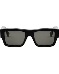 Fendi - Fe 40118 I 01a Flattop Sunglasses - Lyst