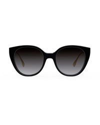 Fendi - Baguette Fe 40047i 01d Cat Eye Polarized Sunglasses - Lyst