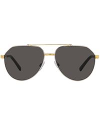 Dolce & Gabbana - Dg2288 131387 Aviator Sunglasses - Lyst
