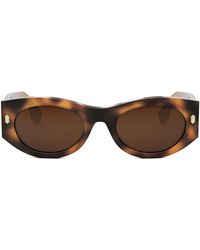 Fendi - Fe 40125 I 53e Oval Sunglasses - Lyst