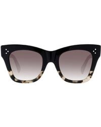 celine 50mm gradient butterfly sunglasses