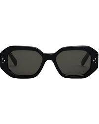 Celine - Bold 3 Dots Cl 40255i 01a Geometric Sunglasses - Lyst