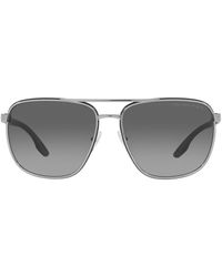 Prada Linea Rossa - Ps 50ys 5av06g Navigator Polarized Sunglasses - Lyst