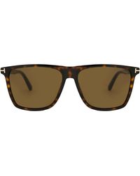 Tom Ford - Fletcher Ft0832 M 52h Flattop Polarized Sunglasses - Lyst