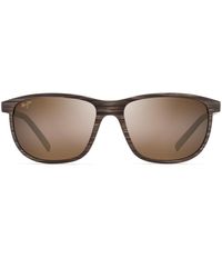 Maui Jim - Lele Kawa Mj H811-25c Rectangle Polarized Sunglasses - Lyst