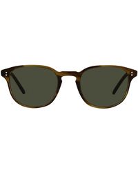 Oliver Peoples - Fairmont Ov5219s 200 Square Sunglasses - Lyst