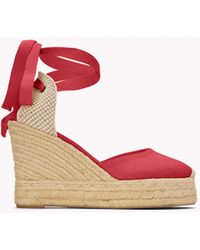 Soludos - The Platform Wedge - Classic - Reef Red - Lyst