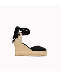 Soludos - The Platform Wedge - Classic - Noche Black - Lyst