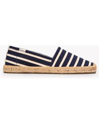 Soludos - The Original Espadrille - Classic Stripes - Navy / Ivory - Lyst