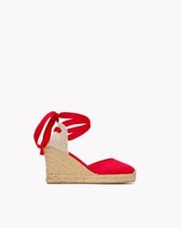 Soludos - The Marseille Wedge - Classic - Flamenco Red - Lyst