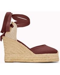 Soludos - The Platform Wedge - Classic - Castano Brown - Lyst