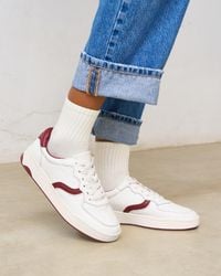 Soludos - Roma Retro Sneaker | White - Wine - Lyst