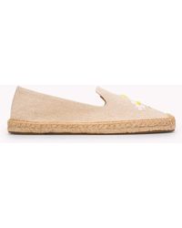 Soludos - The Smoking Slipper - Embroidery / Daisy - Natural Undyed - Lyst