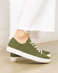 Soludos - Ibiza Canvas Sneaker | Oliva Green - Lyst