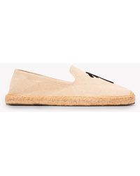 Soludos - The Smoking Slipper - Embroidery / Palm Tree - Natural Undyed - Lyst