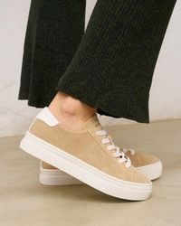 Soludos - The Ibiza Platform - Suede - Sand - Lyst