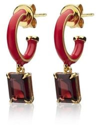 Sophie By Sophie Cocktail Earrings - Red