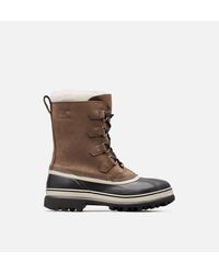 Stivale Sorel Caribou giallo da uomo stivaletto doposci tecnico neve