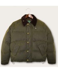 Sorel - X Barbour Transport Wax Puffer Jacket - Lyst