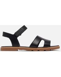 Sorel - Ella Iii Ankle Strap Flat Sandal - Lyst