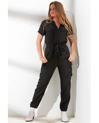 velvet heart denim jumpsuit