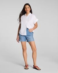 Spanx - Shape Authentic 360 Raw Hem Jean Short, 5" - Lyst
