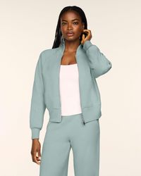 Spanx - Airessentials Pintuck Track Jacket - Lyst