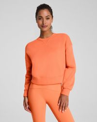 Spanx - Boostup Cotton Fleece Crewneck - Lyst