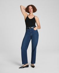 Spanx - Shape Authentic 360 90S Straight Leg Jeans, Adriatic - Lyst
