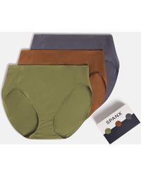 Spanx - Smooth Fit-To-You Supima Cotton Brief 3-Pack - Lyst