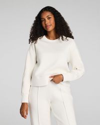 Spanx - Airessentials Luxe Crewneck Long Sleeve Top - Lyst